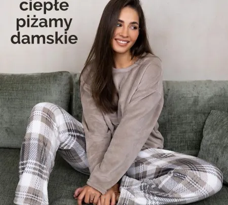 ciepłe piżamy damskie