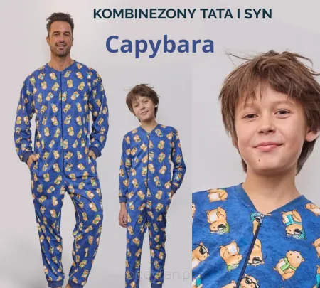 Kombinezony tata i syn Capybara