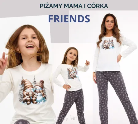 Piżama mama i córka Friends Christmas