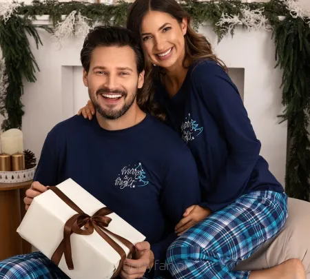 Świąteczne piżamy dla par Merry Night