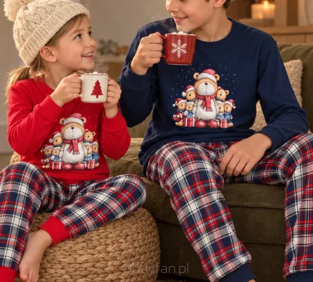 Świąteczne piżamy rodzinne Family