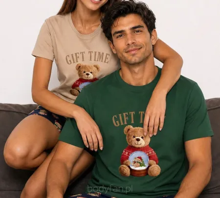 Świąteczne piżamy rodzinne Gift Time
