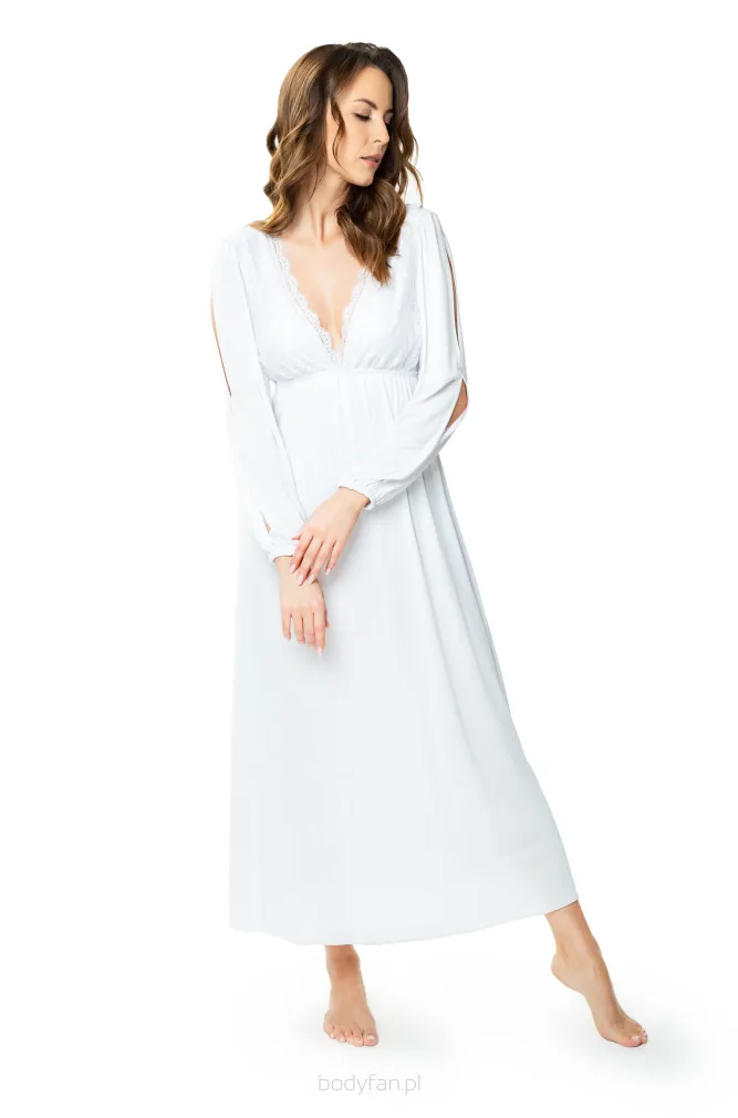 Elegancka koszula nocna z jedwabiu wiskozowego ASHANTI 6551