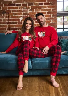 Piżama damska Cornette Winter Christmas S-2XL bawełniana świąteczna - 3