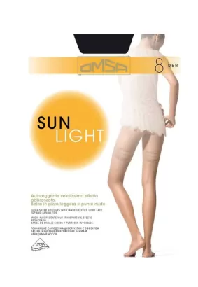Pończochy Omsa Sun Light 8 den 2-4