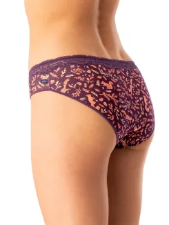 Figi damskie Key LPR 706 dwupak mini bikini z nadrukiem S–XL - 4