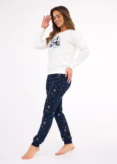 Piżama damska Cornette 721/427 Snowy Day Christmas S-2XL - 3