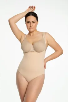 Body Julimex 419 Seamless pod biust wyszczuplające S-XL - 2