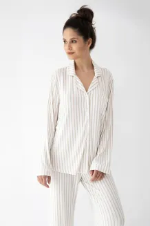Piżama damska rozpinana Sensis Amani XS-2XL - 4