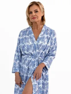 Szlafrok damski bawełniany Martel Paula III M-3XL - 4