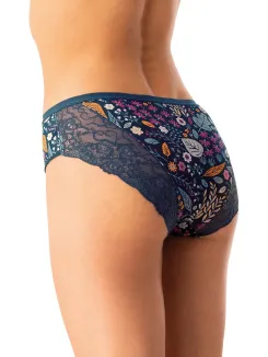 Figi damskie Key LPC 570 dwupak z koronką, bawełna, S–2XL - 3