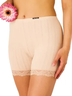 Majtki damskie z nogawkami Key Cotton Soft Jacquard LXU 190 M-XL - 4