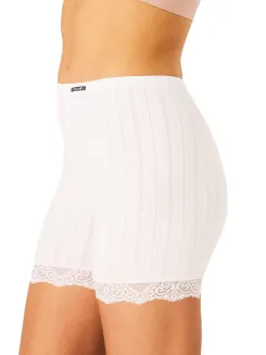 Majtki damskie z nogawkami Key Cotton Soft Jacquard LXU 190 M-XL - 2