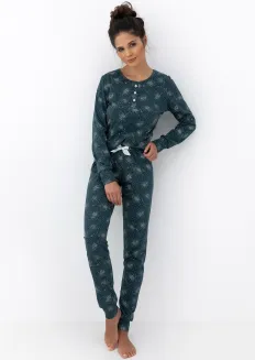 Piżama damska Sensis Ellison dł/r S-XL - 3