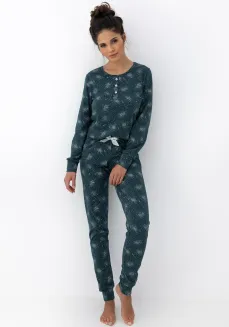Piżama damska Sensis Ellison dł/r S-XL - 4