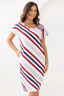 Koszula nocna Regina 175 bawełniana w paski 2XL–4XL - 8