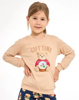 Piżama dziewczęca Cornette 594/204 Gift Time Chrristmas 86-128 - 3