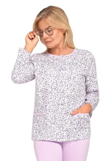 Piżama damska bawełniana Martel Kasia III 267 rozpinana długi rękaw - 3