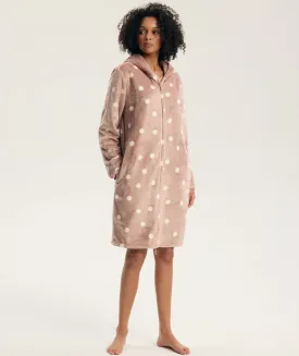 Szlafrok damski na suwak Henderson Ladies 45428 Grimma S-2XL - 2