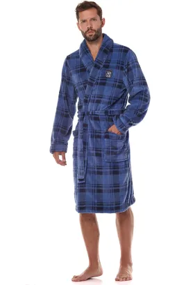Elegancki szlafrok męski L&L 2455 Hero M-2XL herb