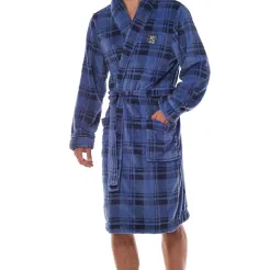 Elegancki szlafrok męski L&L 2455 Hero M-2XL herb