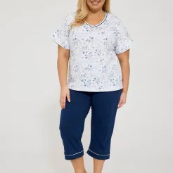 Piżama damska Cornette 876/346 Gianna Plus Size 3XL-5XL