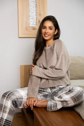 Ciepła piżama damska Sensis Milou II S-XL