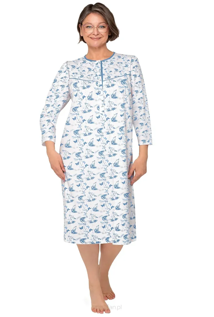 Bawełniana koszula nocna Martel Bogna II 204 M-2XL
