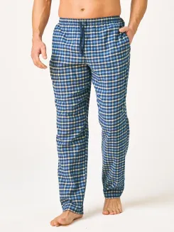 Spodnie piżamowe męskie flanelowe Key MHT 404 M-2XL - 2
