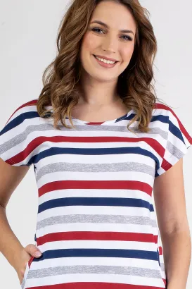Sukienka letnia z kieszeniami Regina 146 S-XL