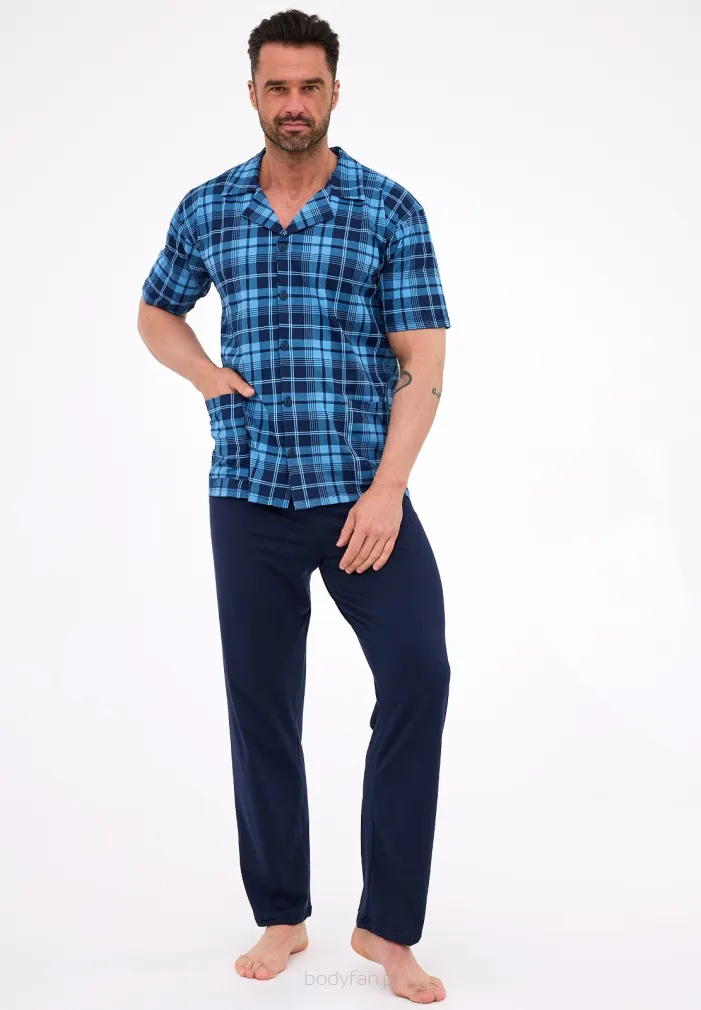 Piżama męska rozpinana Cornette 318/58 S-2XL