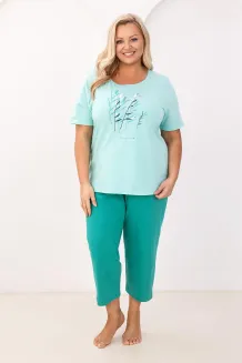 Piżama damska Regina 740 plus size bawełna 2XL–3XL - 4