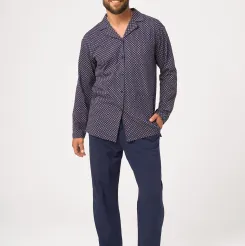 Piżama męska rozpinana Key MNS 913 3XL-4XL