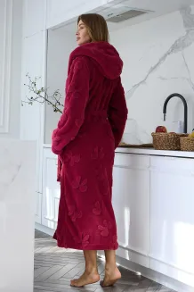 Ciepły szlafrok damski L&L 2631 Maya długi S-2XL - 7