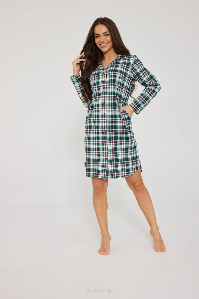 Koszula nocna rozpinana Cornette 104/491 Francesca 2 S-2XL
