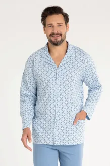 Piżama męska Regina 486 rozpinana z kołnierzykiem 2XL–3XL - 5