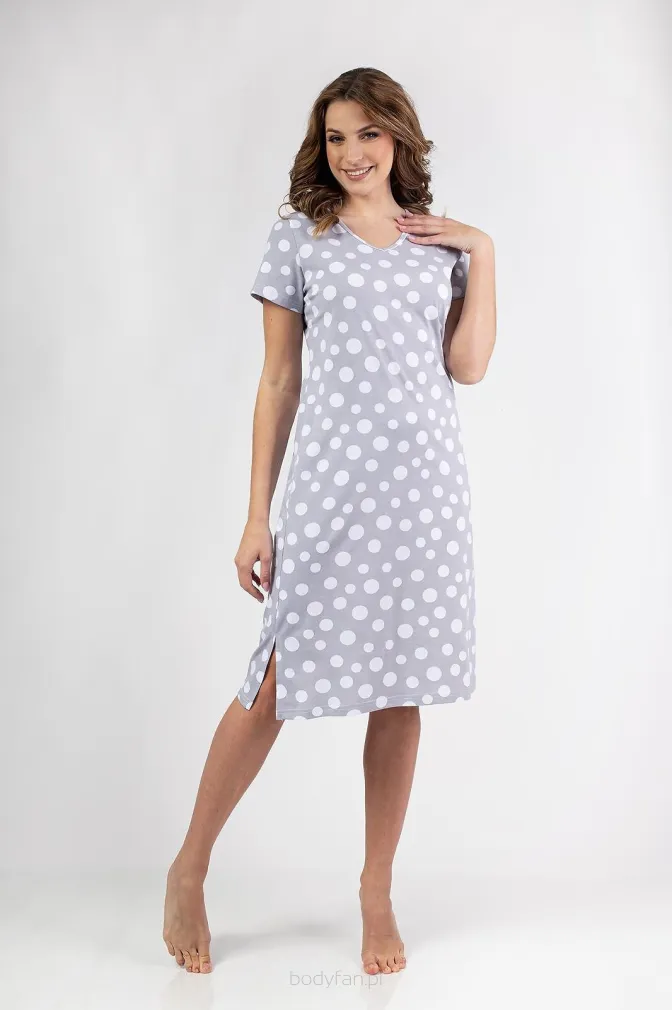 Koszula nocna za kolano Regina 157 M-XL bawełna