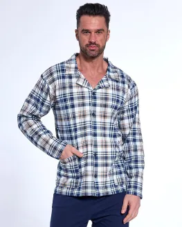 Piżama Cornette 114/77 dł/r 3XL-5XL rozpinana - 2