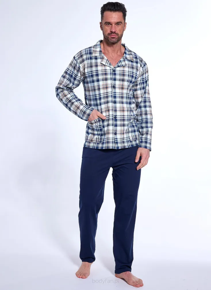 Piżama Cornette 114/77 dł/r 3XL-5XL rozpinana