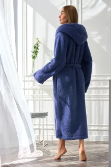 Szlafrok damski L&L 2556 Heaven długi puszysty S-2XL - 5