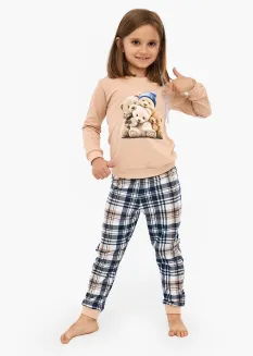 Piżama Cornette Young Girl 594/187 Bears dł/r 86-128 - 3