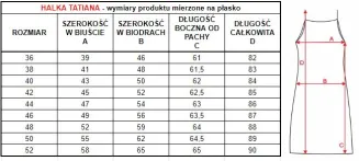 Halka pod sukienkę Tatiana 6546 - 4