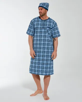 Męska koszula nocna Cornette 109/14 673604 M-2XL