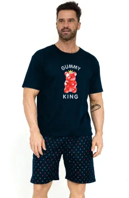 Piżama męska Cornette 326/205 Gummy King – żelek w koronie S-2XL