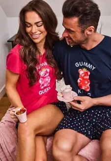 Piżama damska Cornette 628/333 Gummy Queen – żelek w koronie S-2XL - 4