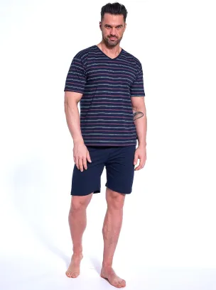 Piżama męska Cornette 330/49 bawełniana krótki rękaw M-2XL