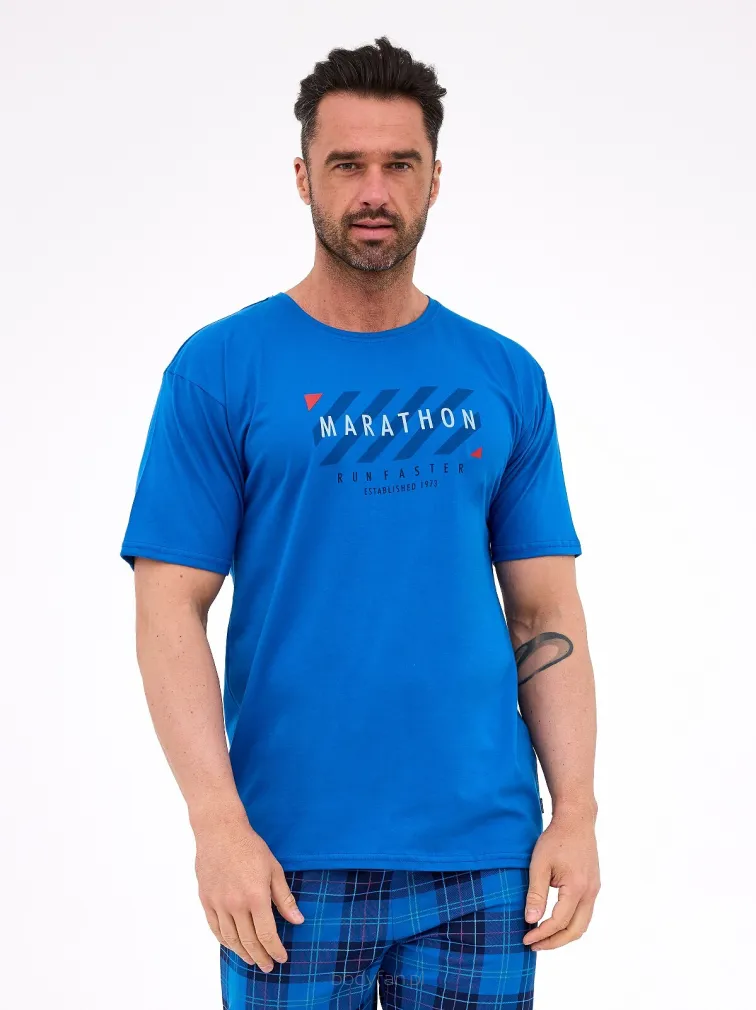Piżama męska Cornette Marathon 3 134/303 bawełniana S-2XL