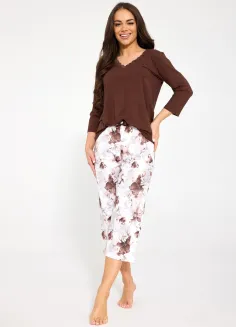 Piżama damska Cornette 659/503 BKWColette 3/4 S-2XL - 4