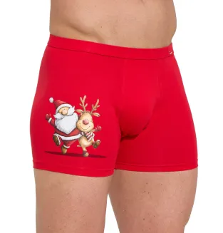 Komplet bokserki i skarpety Cornette 914/06 Świąteczny Gift M-2XL - 5