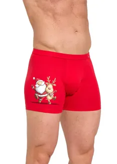 Komplet bokserki i skarpety Cornette 914/06 Świąteczny Gift M-2XL - 3